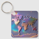 Search for map of the world key rings Cartography
