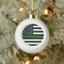 Search for veterans christmas tree decorations Thin green line
