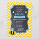 Search for bee birthday invitations Boy