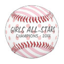Search for pink baseballs Girly