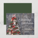 Search for country christmas wedding invitations Rustic