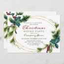 Search for office christmas invitations Watercolor