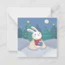 Search for bunny illustration cards Winter