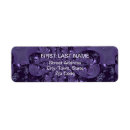 Search for purple glitter return address labels Pattern