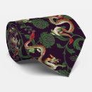 Search for black dragons ties Pattern
