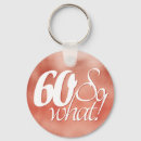 Search for 60th birthday key rings Funny