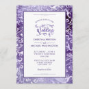 Search for ultra violet wedding invitations Vintage