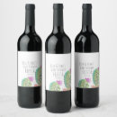 Search for hand painted wine labels Pink