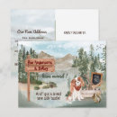 Search for dog moving announcement cards Watercolor