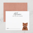 Search for woodland animals baby shower games Bear