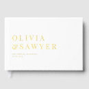 Search for classic wedding guest books Typography