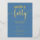 Search for dusty blue birthday invitations Feminine