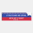 Search for politicians bumper stickers Political
