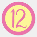 Search for number 12 stickers 12th