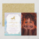Search for unicorn photo birthday invitations Girls birthday party