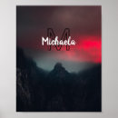Search for mountains in clouds posters Sunset