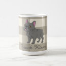 Search for french kiss mugs Frenchie