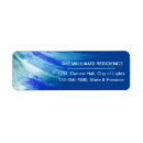 Search for paint brush return address labels Blue