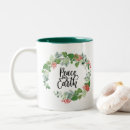 Search for peace on earth mugs Elegant
