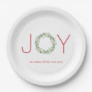 Search for christmas party plates Wreath