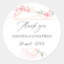 Search for pink cherry blossom wedding stickers Floral