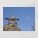 Search for inukshuks postcards Nobody