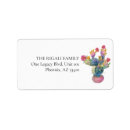 Search for cactus plant return address labels Colourful