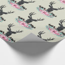 Search for deer head wrapping paper Antlers