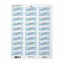Search for airplane return address labels Clouds