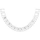 Search for elegant bunting flags Bride to be