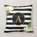 Search for black and gold stripes cushions Watercolor