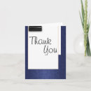 Search for blue and white thank you cards College