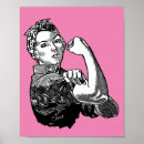 Search for pink rosie the riveter posters Feminism