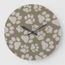 Search for dog paw clocks Pets