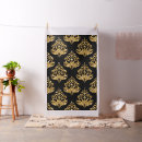 Search for gold damask fabric Black