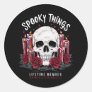 Search for spooky skull stickers Scary
