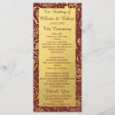 Search for gold foil wedding programs Flowers