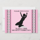 Search for girls football birthday invitations Modern