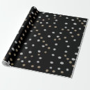 Search for gold polka dot wrapping paper Cute