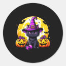 Search for spooky black cat stickers Merry christmas