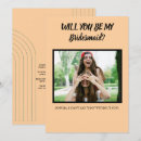 Search for retro bridesmaid cards Minimalist