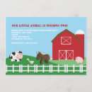 Search for farm yard birthday invitations Pig