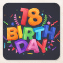 Search for 18th birthday coasters Celebration