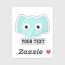 Search for cartoon elephant stickers Blue