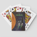 Search for space rocket playing cards Moon