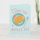 Search for waffle love postcards Heart