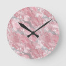 Search for silver and pink clocks Elegant