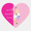 Search for heart with flowers stickers Modern