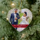 Search for heart christmas tree decorations Our first christmas