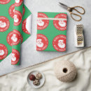 Search for santa face wrapping paper Winter